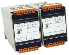 Störmelderelais SMRG-4 und Erweiterungsbaustein SME-12